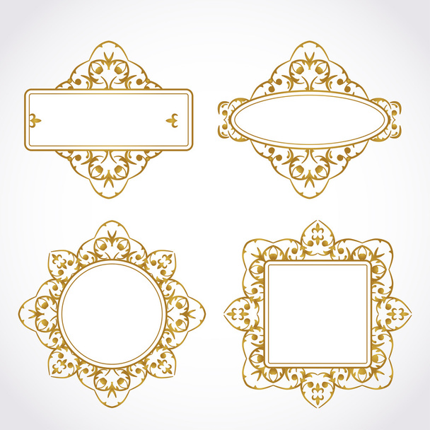 Vector decorative frame. - Vetor, Imagem