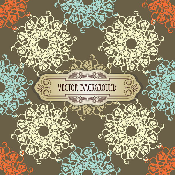 Seamless vector background in gentle colors - Vector, Image