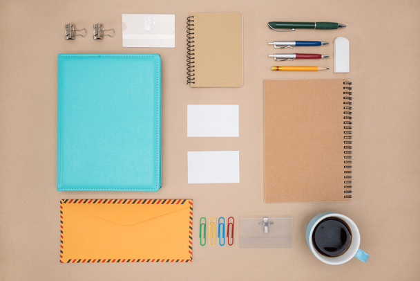 Mock up template of stationary in everyday life - 写真・画像
