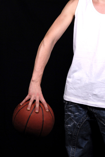 Arm and basketball - Valokuva, kuva