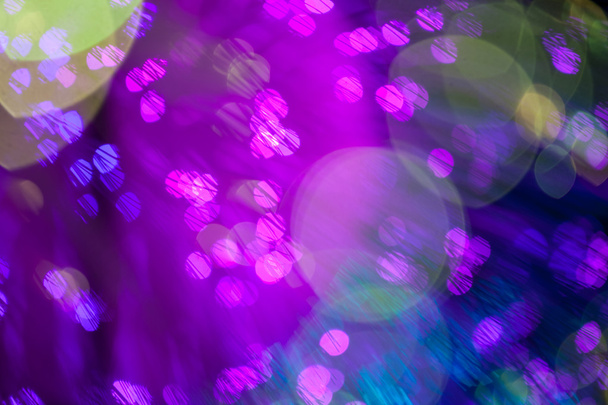 Farblichter mit Bokeh-defokussiertem Hintergrund - Foto, Bild