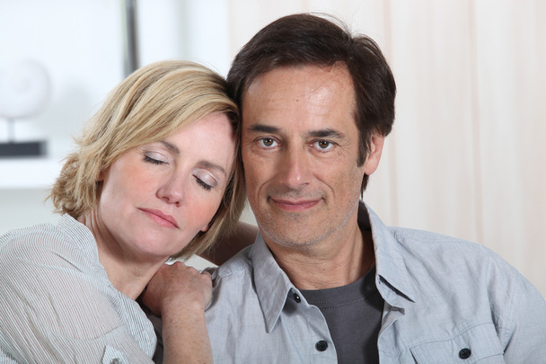 Closeup of relaxed couple - Photo, Image