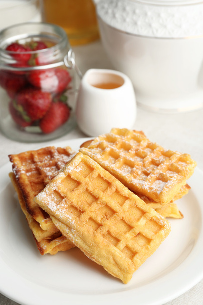 Sweet homemade waffles - Fotó, kép