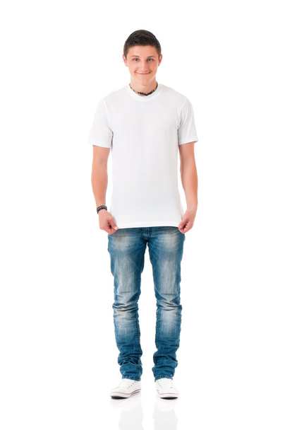 Man with T-shirt - Photo, Image