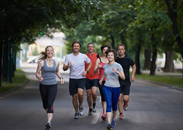 people group jogging - Zdjęcie, obraz