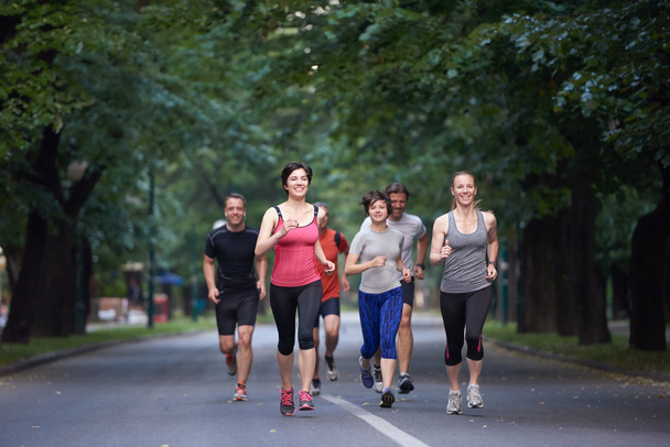 people group jogging - Foto, Bild