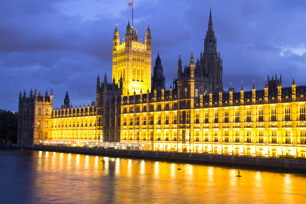 Parliament at night, London, England - Photo, Image