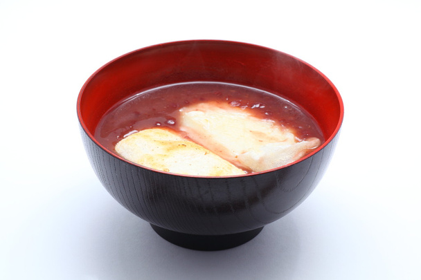 Oshiruko, comida japonesa
 - Foto, Imagem