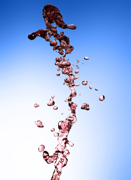 Red Wine Splash - Foto, afbeelding