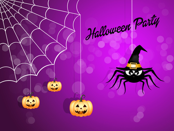 spider of Halloween party - Φωτογραφία, εικόνα