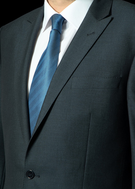 Geschäftsmann im Luxusanzug - hautnah  - Foto, Bild