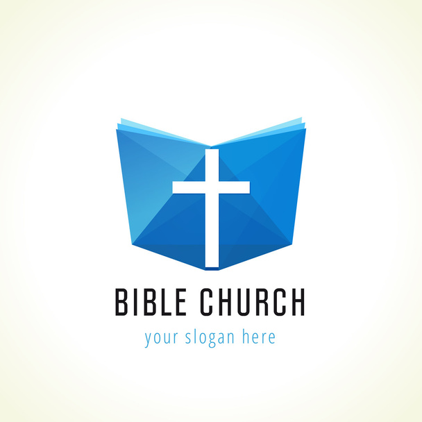 Biblia iglesia logo
 - Vector, Imagen