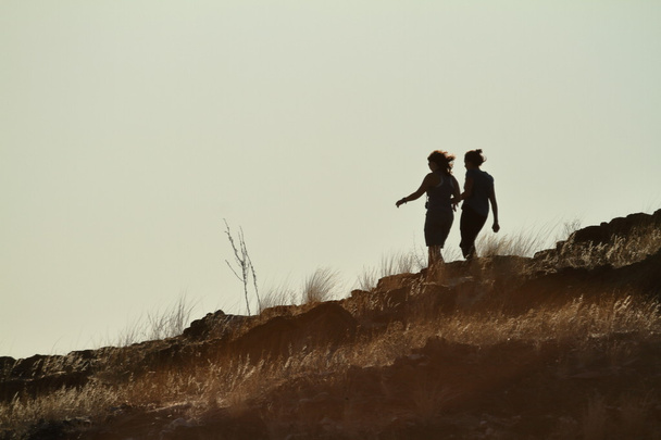 A nők is együtt túrázás - Fotó, kép