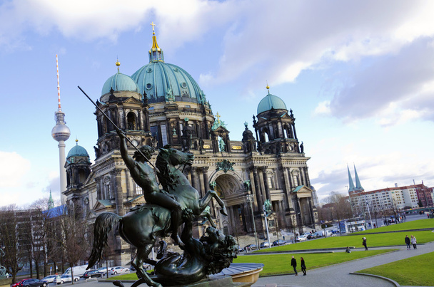 Berlínská katedrála nebo Berliner Dom - Fotografie, Obrázek