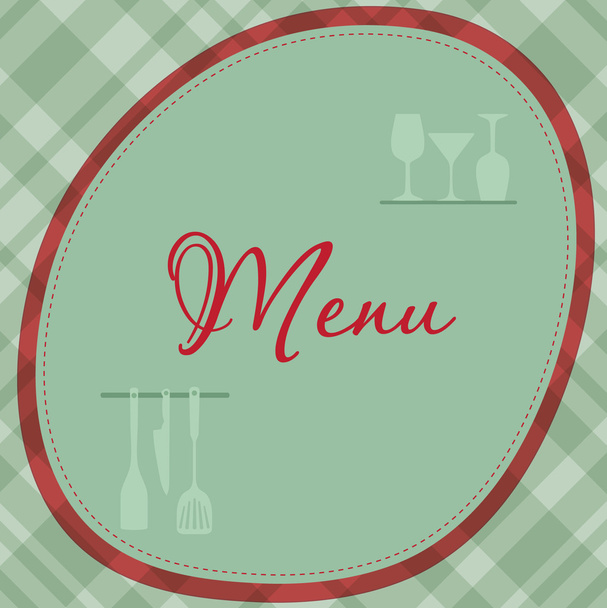Lista de menú de restaurante y bar
 - Vector, imagen