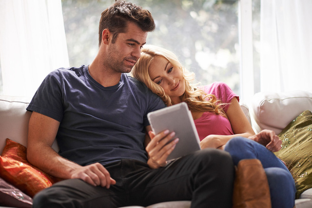 couple watching videos  - Photo, image