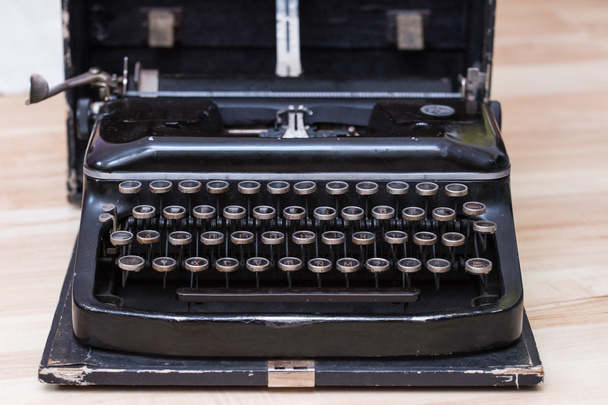 Old, black typewriter - Foto, Imagem