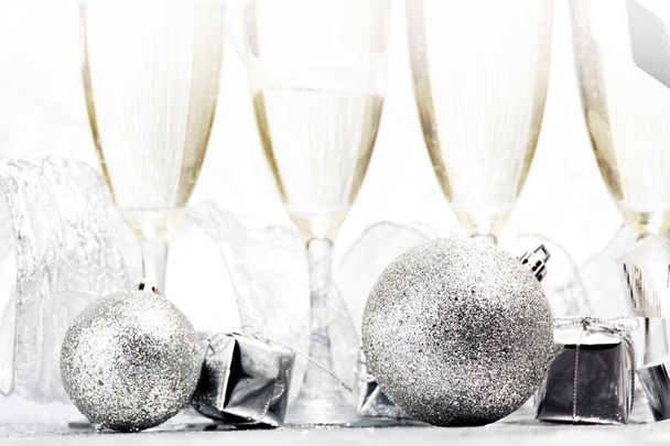 Şampanya ve hediyeler - Fotoğraf, Görsel