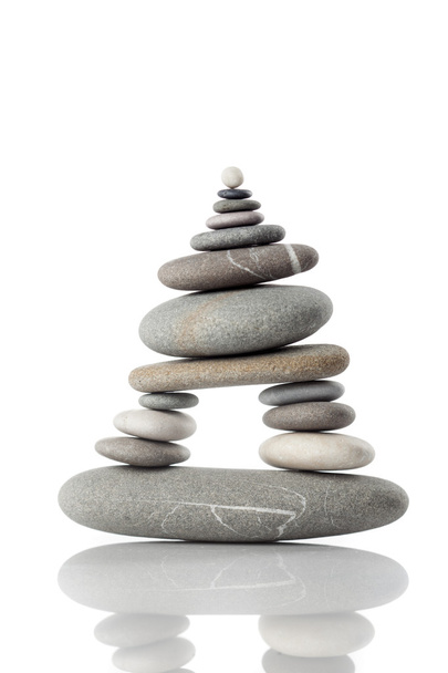 evenwichtige stapel stenen - Foto, afbeelding