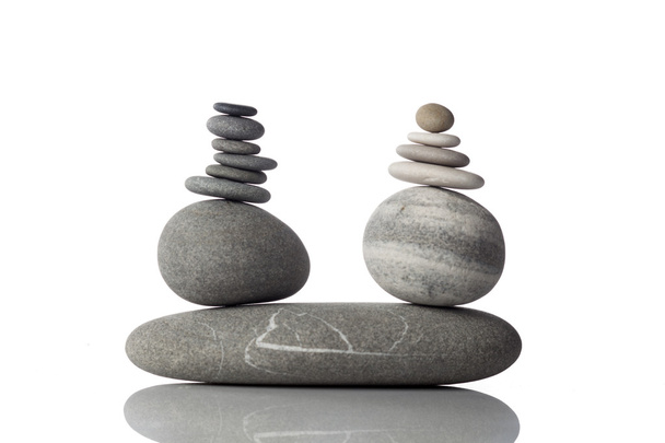 Kiegyensúlyozott verem a kövek - Fotó, kép