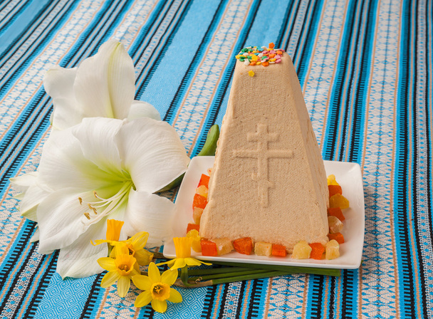 Gâteau de Pâques caillé traditionnel
 - Photo, image