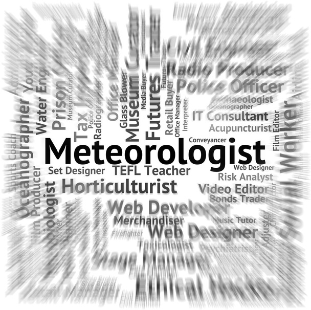 Meteorologi Työ ilmaisee Sääennuste ja asiantuntija
 - Valokuva, kuva