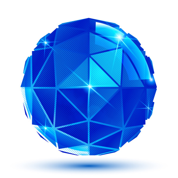 spherical object with sparkles - Vektor, obrázek