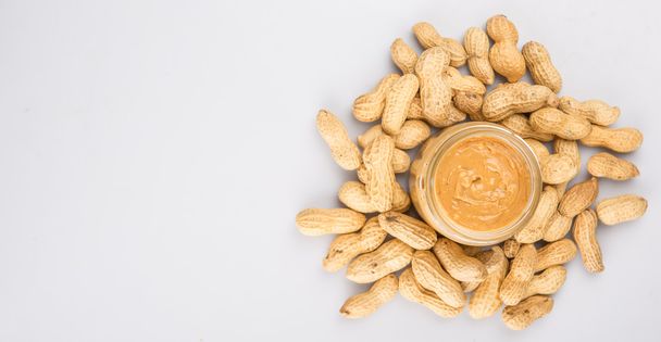 Peanut Butter and Peanuts - Photo, Image