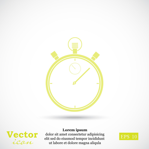 значок секундомера - Вектор,изображение