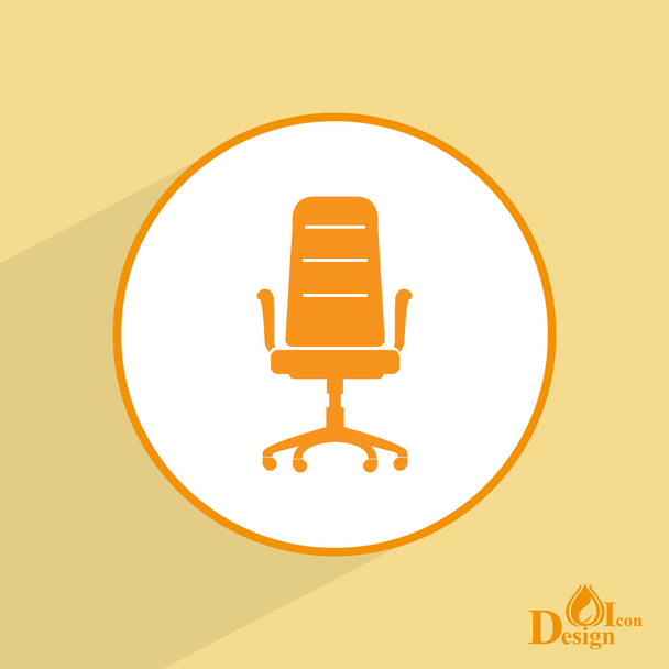 office chair icon - Vector, Image