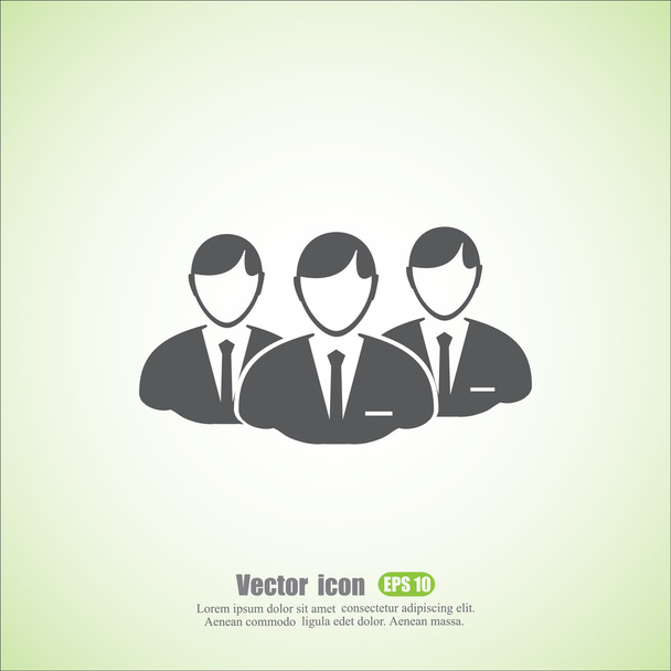 Gente de negocios, Icono de Grupo - Vector, Imagen