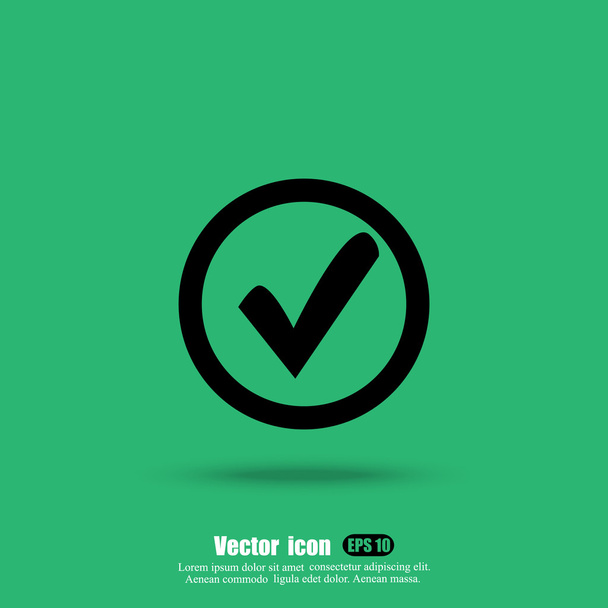 check mark icon - Vector, Image