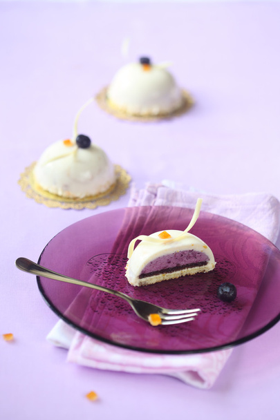 Torte Mousse Arancione Mirtillo
 - Foto, immagini