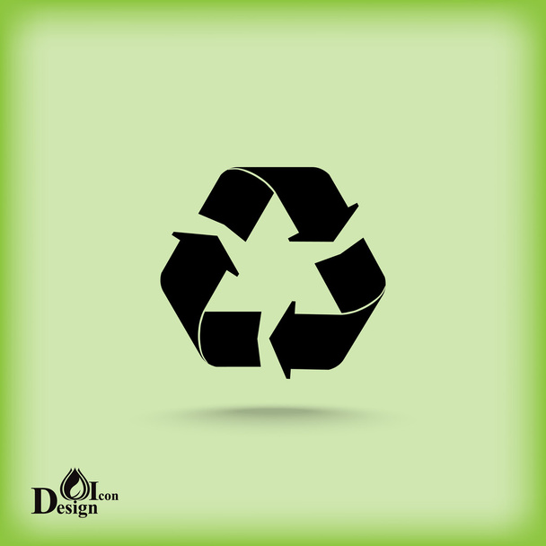 ícone de setas reciclar - Vetor, Imagem