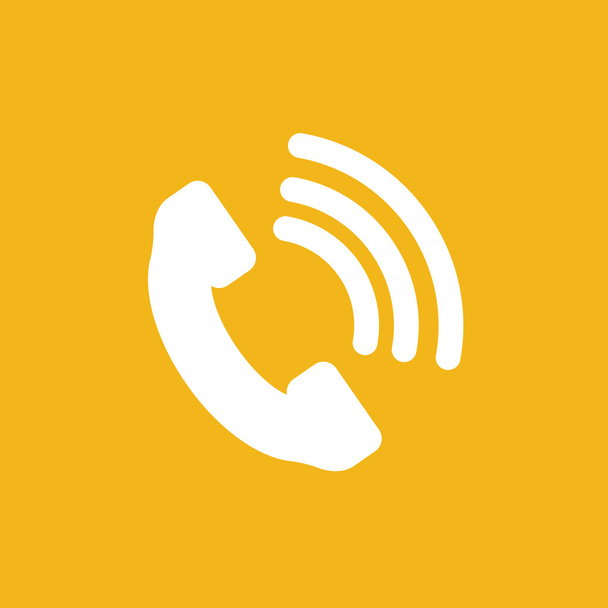 Telefonní sluchátko ikona - Vektor, obrázek