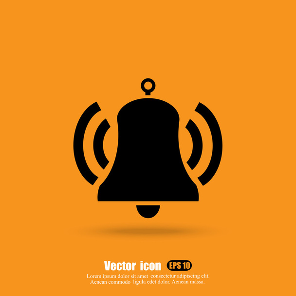 zvoní zvonek ikonu - Vektor, obrázek