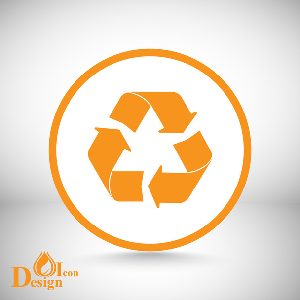 Recycle arrows icon - Vector, Image