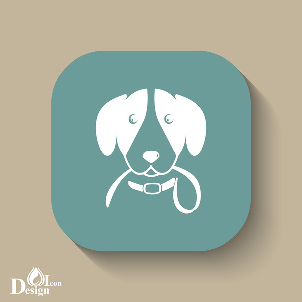 Cão, ícone animal
 - Vetor, Imagem