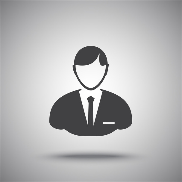 Businessman profile icon - Vektor, obrázek