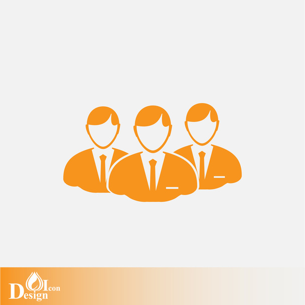 business people, group icon - Vector, Image