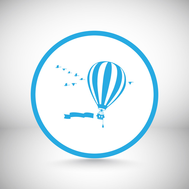 Air balloon icon - Vector, Image