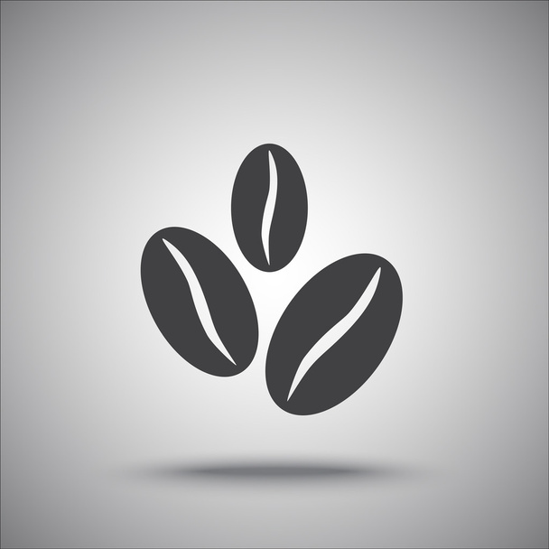 ícone de grãos de café - Vetor, Imagem