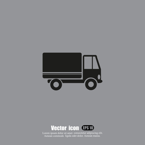 Икона грузовика - Вектор,изображение