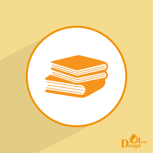 books, education icon - Vector, Image