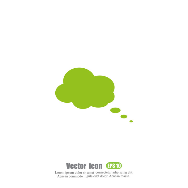 icono de burbuja de habla - Vector, Imagen