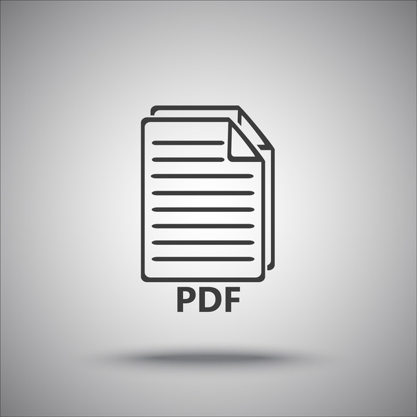 Icona file PDF
 - Vettoriali, immagini