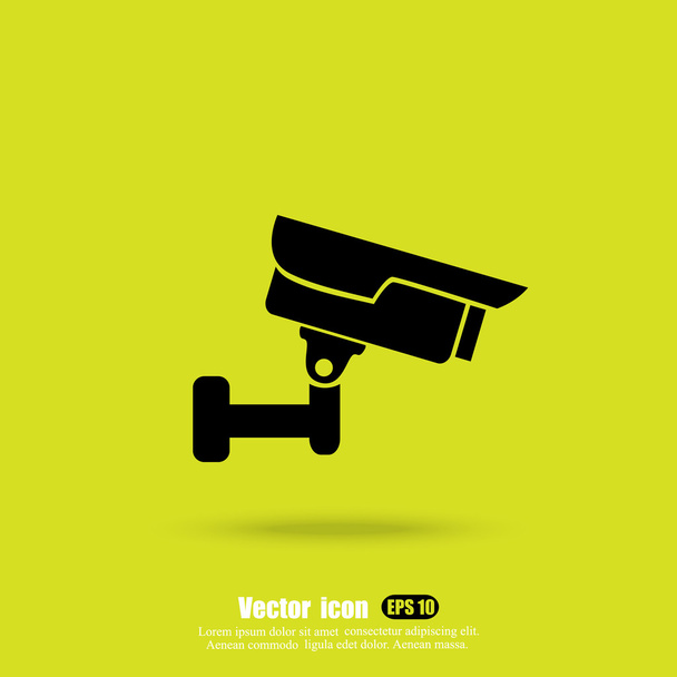 Icono camara de vigilancia Stock Vector