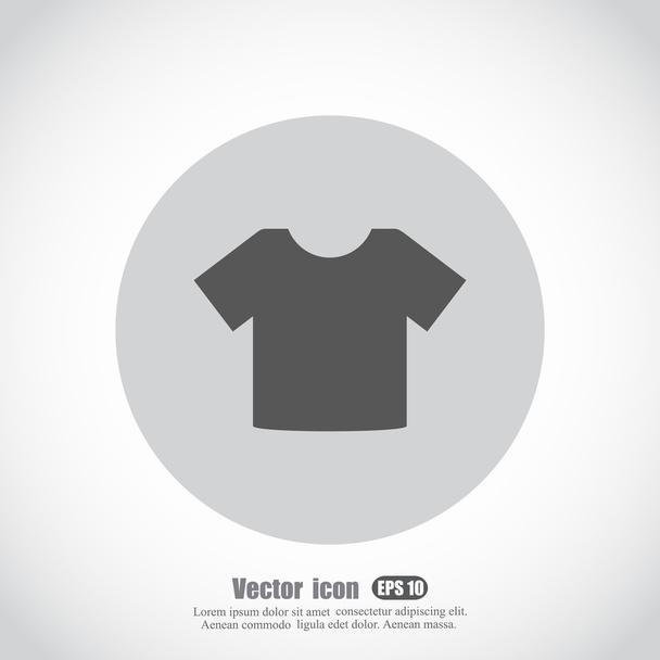 ikona mody t-shirt - Wektor, obraz