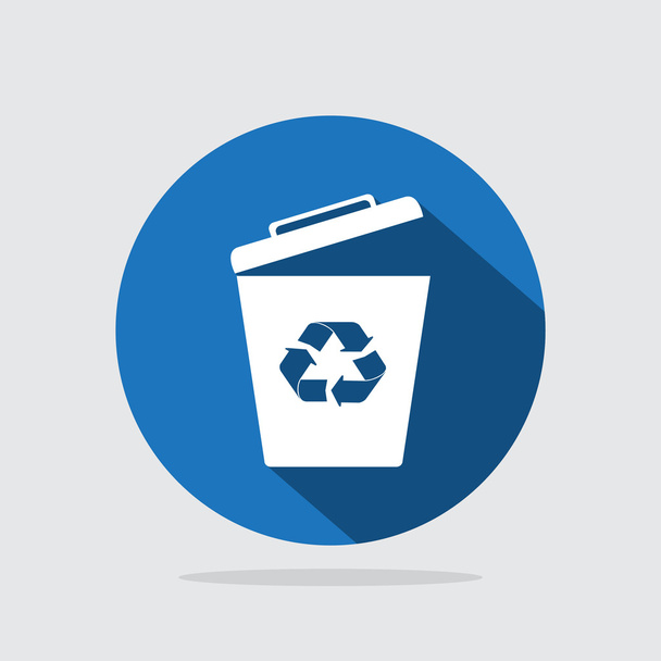 garbage, recycle icon - Vector, Image