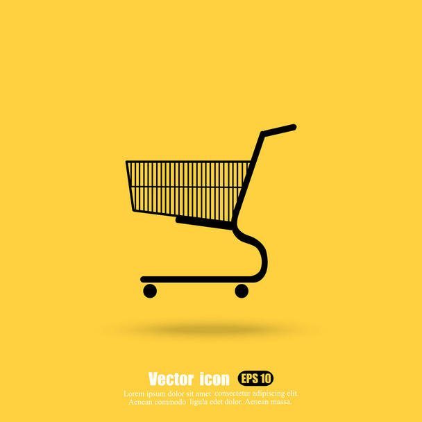 ikona nákupního košíku - Vektor, obrázek